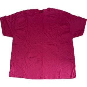 Brand new Plain Mens Hot Pink tshirt soze 3XL